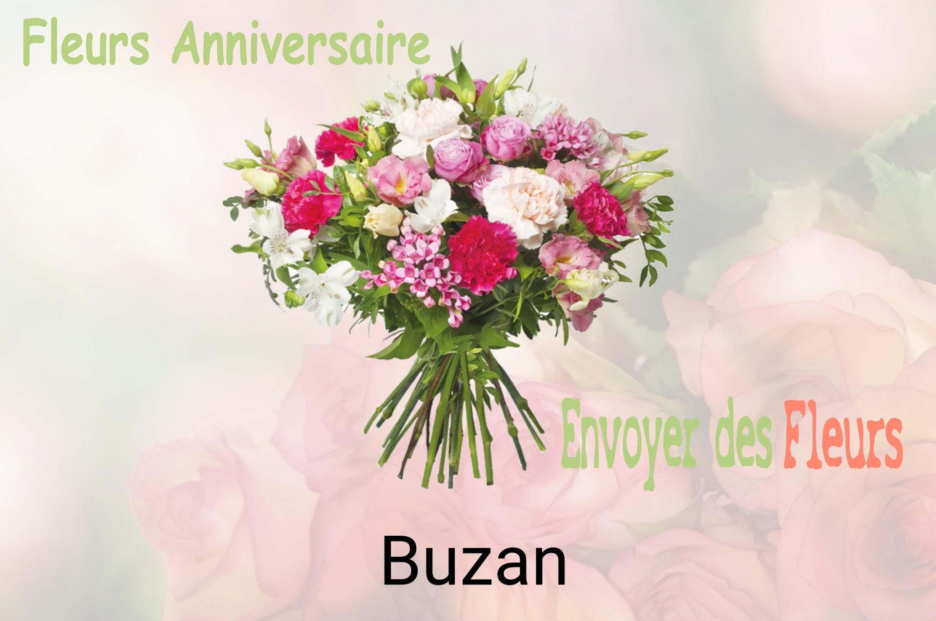 Bouquet de fleurs d’anniversaire livré à Buzan